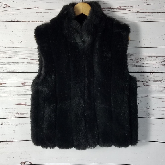 Coaco New York Jackets & Blazers - Coaco New York faux fur reversible vest